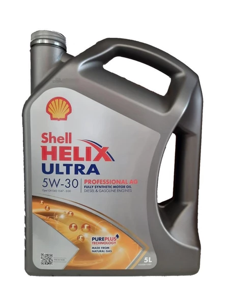 SHELL HELİX ULTRA PRO AG 5W30 - 5 LİTRE DEXOS2-C3 DPF ONAYLI ürün görseli 1