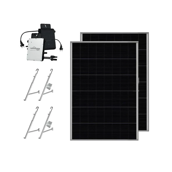 TommaTech 300We 2x240Wp Mikro İnverter Balkon Güneş Paneli Paketi ürün görseli 1