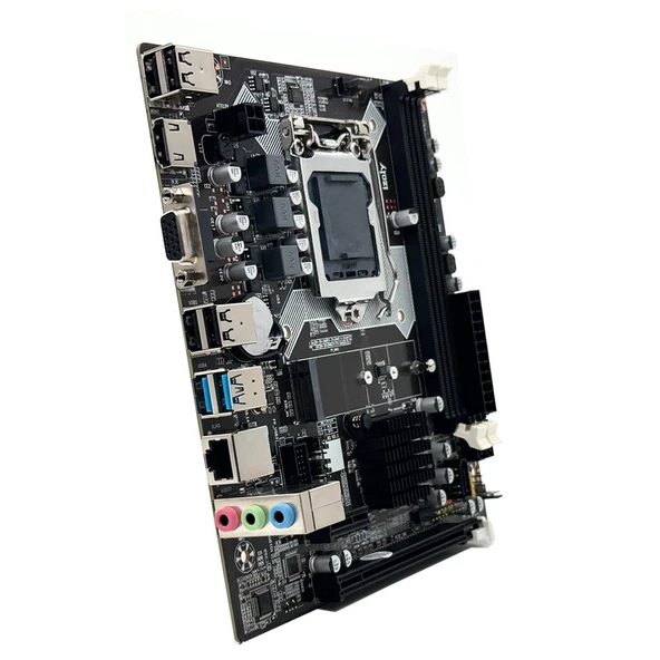 Izoly H81 Sata Ddr3 1600MHz Usb 2.0 Vga Hdmi Ses Lan 1150P 4.Gen Kutusuz Anakart ürün görseli 1