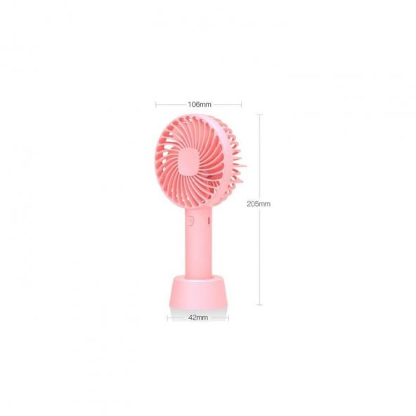 Concord CF15 Taşınabilir Mini Fan Şarjlı Vantilatör - Resim 5