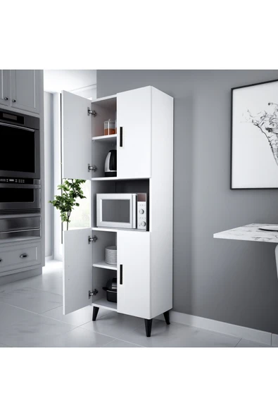 Alesta Life 4 Kapaklı Bölmeli Çok Amaçlı Dolap ürün görseli 1