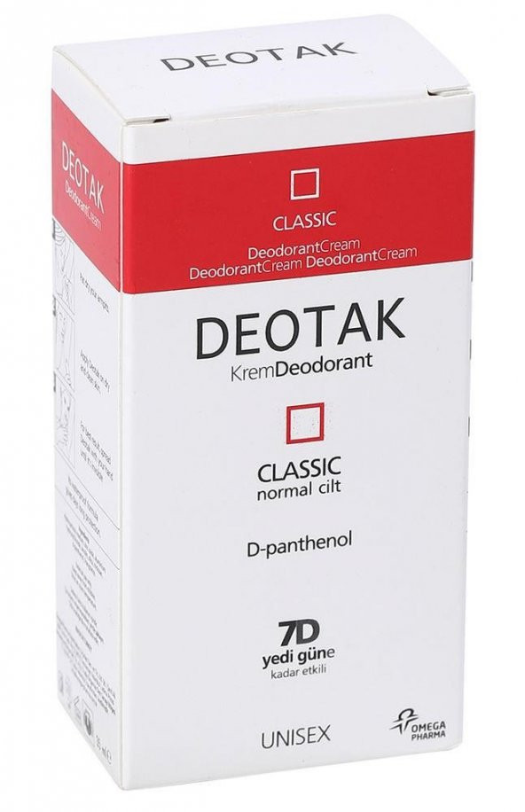 Deotak Krem Deodorant Classic 35 Ml ürün görseli 1