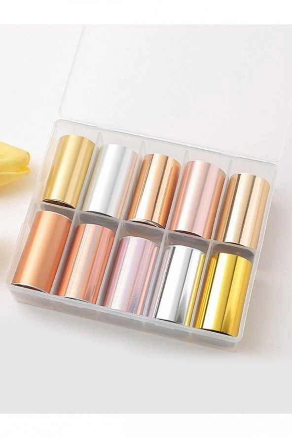 Fontenay Tırnak Süsleme Folyo, Nail Art Tırnak Süsleme Folyo Seti 10lu No:2170 ürün görseli 1
