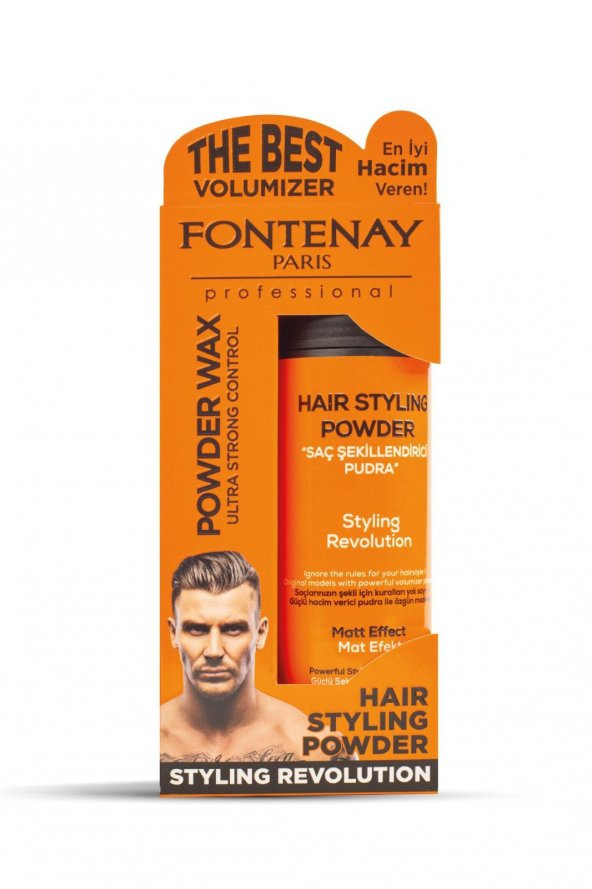 FONTENAY SAÇ ŞEKİLLENDİRİCİ PUDRA TOZ WAX ULTRA STRONG TURUNCU 20GR ürün görseli 1