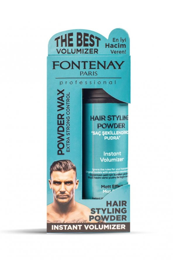 FONTENAY SAÇ ŞEKİLLENDİRİCİ PUDRA TOZ WAX MAT EFFECT MAVI 20GR ürün görseli 1