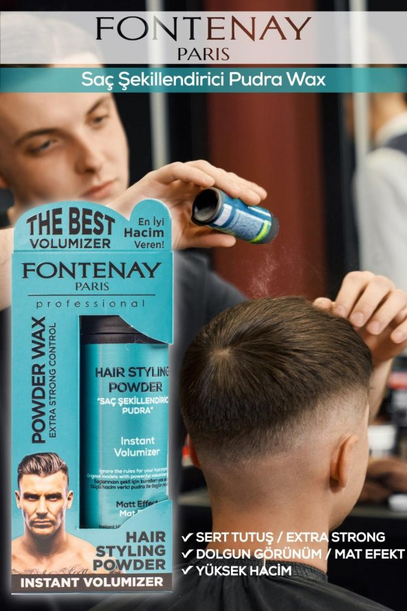 FONTENAY SAÇ ŞEKİLLENDİRİCİ TOZ WAX MAT EFFECT MAVI 20GR ürün görseli 1