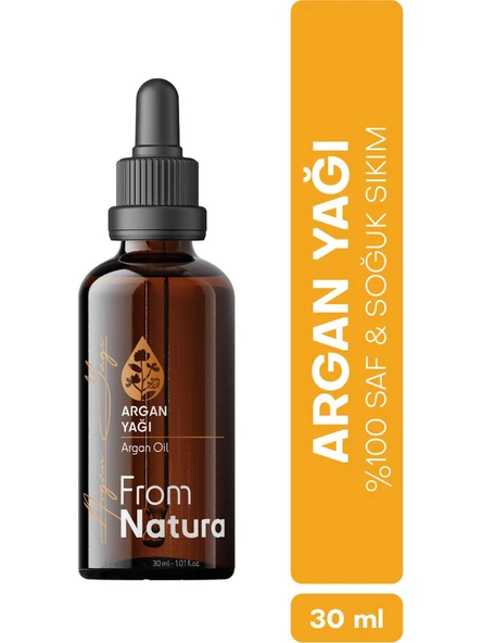From Natura Soğuk Sıkım Argan Yağı 30 ml ürün görseli 1