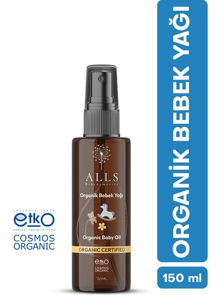 Alls Biocosmetics Organik Bebek Yağı 150 ml ürün görseli 1