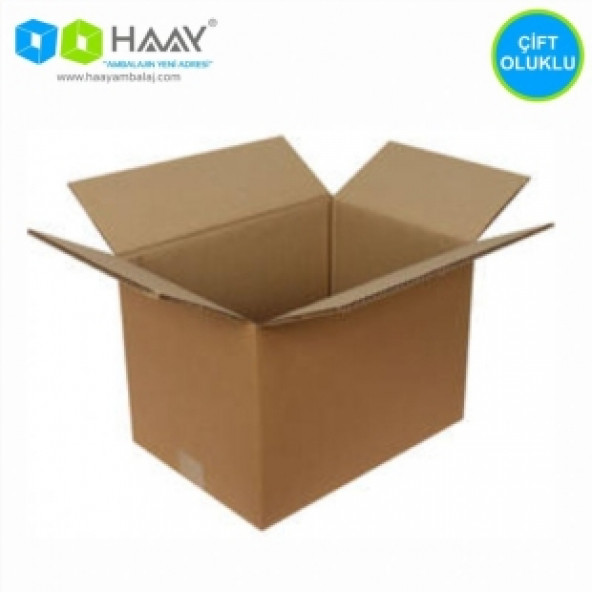 HAAY AMBALAJ 35x25x30cm Çift Oluklu Koli ( 5 adet) ürün görseli 1