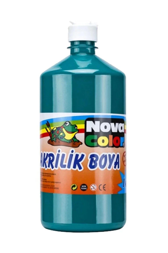 Nova Color Akrilik Boya 1 KG Yeşil Akrilik Boya ürün görseli 1