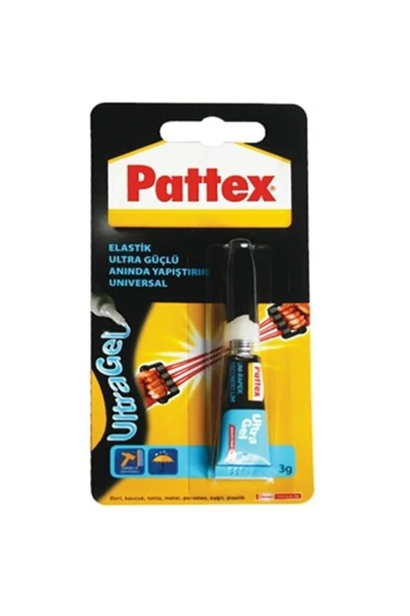 Pattex Japon Yapıştırıcı Gel Blisterli 3 Gram Ultra Güçlü Japon Yapıştırıcı ürün görseli 1