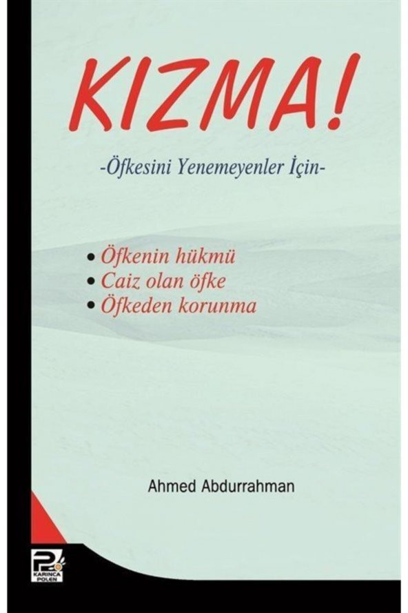 Karınca & Polen Yayınları Kızma! Öfkesini Yenemeyenler Için ürün görseli 1