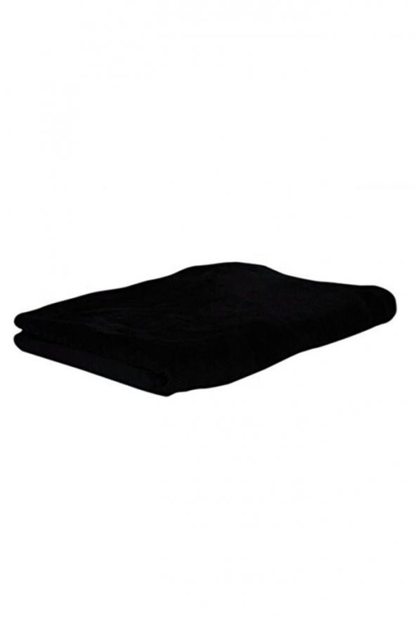 Wellsoft Battaniye, Televizyon Battaniyesi,Peluş, Polar Battaniye,Çift Kişilik 220*230 Siyah ürün görseli 1