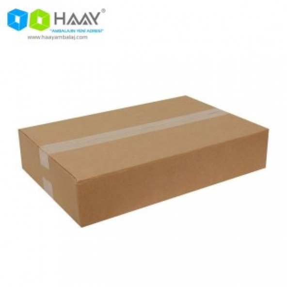 HAAY AMBALAJ 47x34x8cm Tek Oluklu Koli - Kraft ( 10 ADET) ürün görseli 1