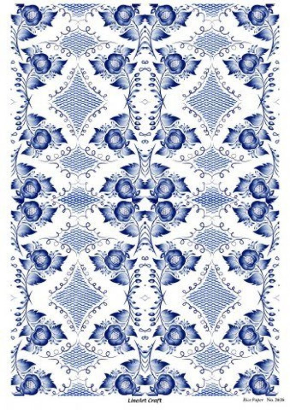 Lineart Pirinç Dekopaj Kağıdı Model - 2626 ürün görseli 1