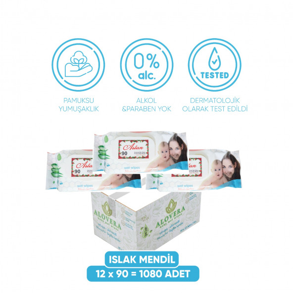 Islak Havlu 90lı 3X12 36 Paket 3 AL 2 Öde ürün görseli 1
