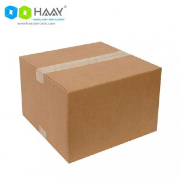 HAAY AMBALAJ 30x30x20cm Tek Oluklu Koli - Kraft ( 10 ADET) ürün görseli 1