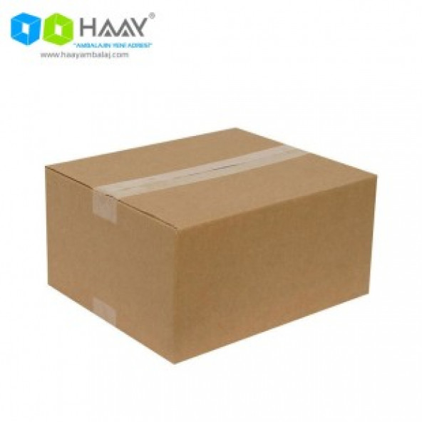 HAAY AMBALAJ 30x25x15cm Tek Oluklu Koli - Kraft ( 10 ADET) ürün görseli 1
