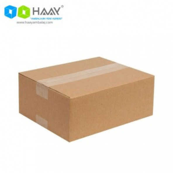 HAAY AMBALAJ 25x20x10cm Tek Oluklu Koli - Kraft ( 50 ADET) ürün görseli 1