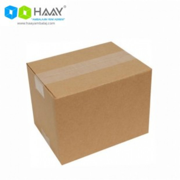 HAAY AMBALAJ 23x23x23cm Tek Oluklu Koli - Kraft ( 10 ADET) ürün görseli 1