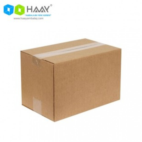 HAAY AMBALAJ 21x12x14cm Tek Oluklu Koli - Kraft ( 50 ADET) ürün görseli 1