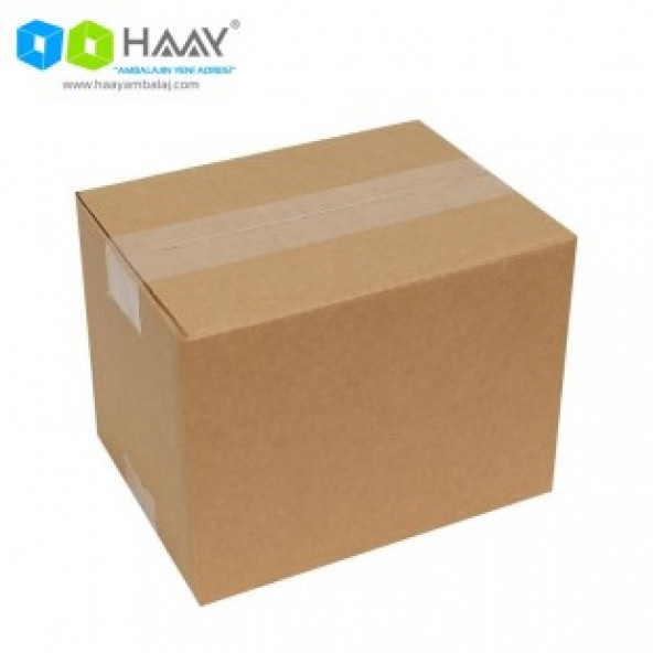 HAAY AMBALAJ 20x15x15cm Tek Oluklu Koli - Kraft ( 50 ADET) ürün görseli 1
