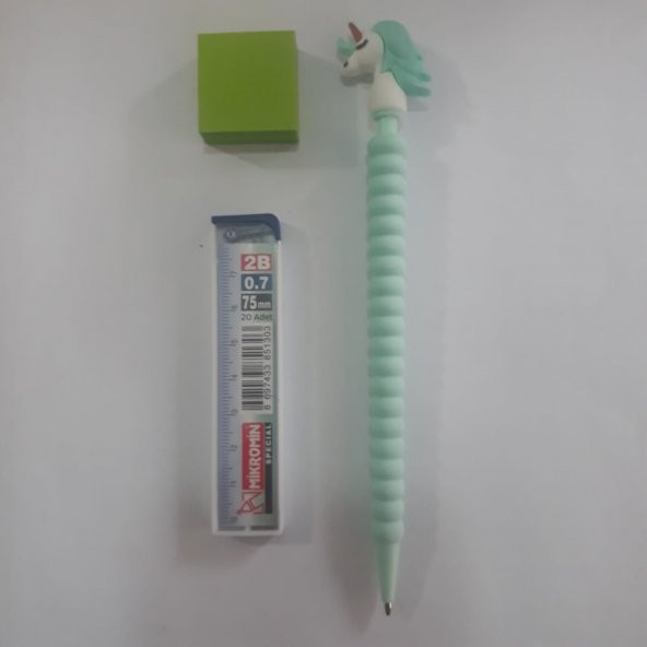 0,7 unicorn başlıklı uçlu kalem seti ürün görseli 1