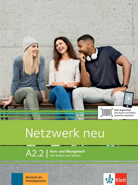 Netzwerk neu A2.2 Deutsch als Fremdsprache Kurs und Übungsbuch mit Audios und Videos ürün görseli 1