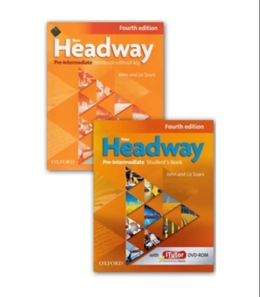 New Headway Pre-intermediate Student's Book + Workbook+ CD 4th Ed ürün görseli 1