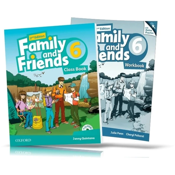 Family and Friends Level 6: Class Book and WORKBOOK with Downloadable Audios ürün görseli 1