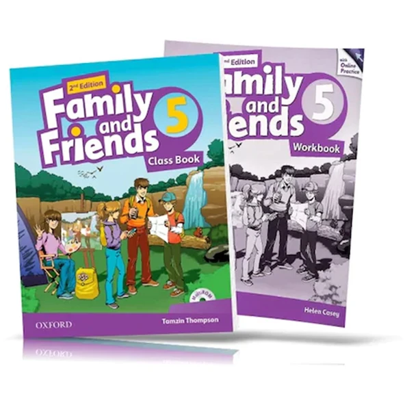 Family and Friends Level 5 : Class Book and WORKBOOK with Downloadable Audios ürün görseli 1