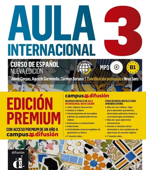 Aula Internacional 3 Nueva Edicion ürün görseli 1