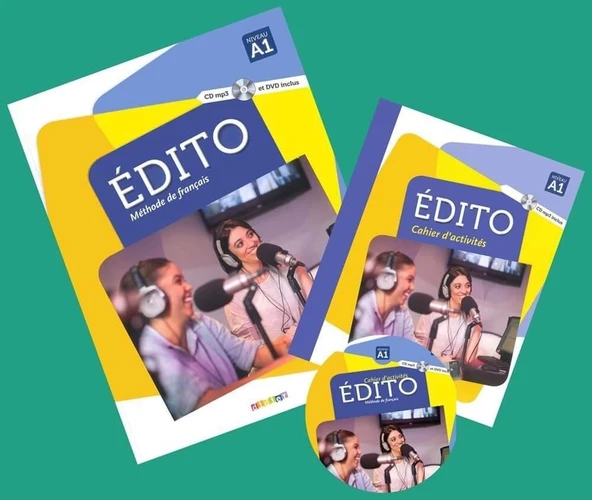Edito A1 Niveau Méthode de français Livre + Cahier d'exercices + DVD (2016-2020) ürün görseli 1