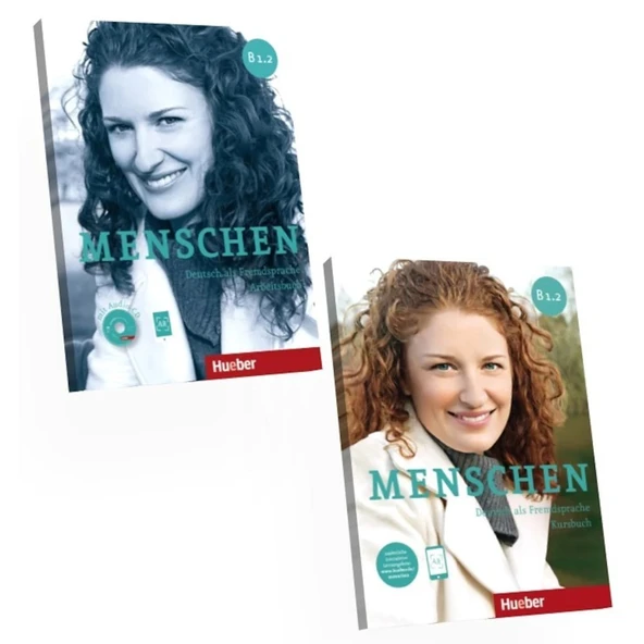 Menschen B1.2 Kursbuch und Arbeitsbuch mit Audio+ AR Teknolojisi ile Kolay Öğrenme ürün görseli 1