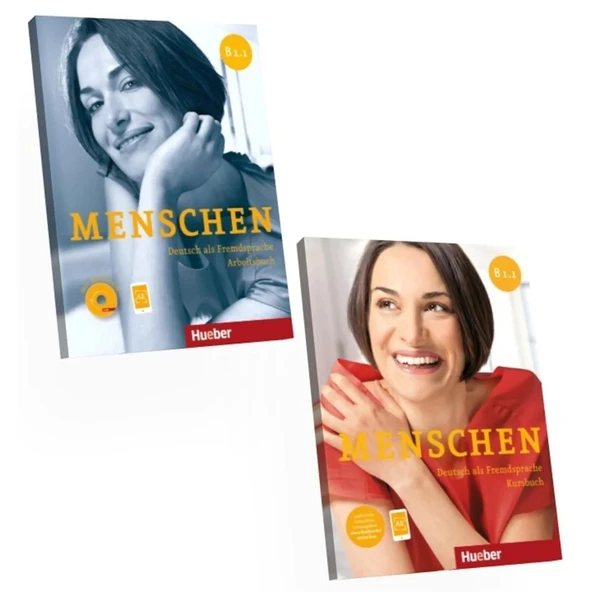 Menschen B1.1 Kursbuch und Arbeitsbuch mit Audio+ AR Teknolojisi ile Kolay Öğrenme ürün görseli 1