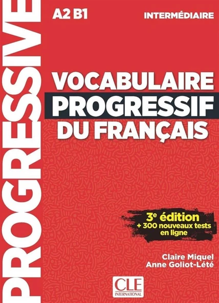 Vocabulaire progressif du français A2B1 - Livre + Corriges + Downloadable CD ürün görseli 1