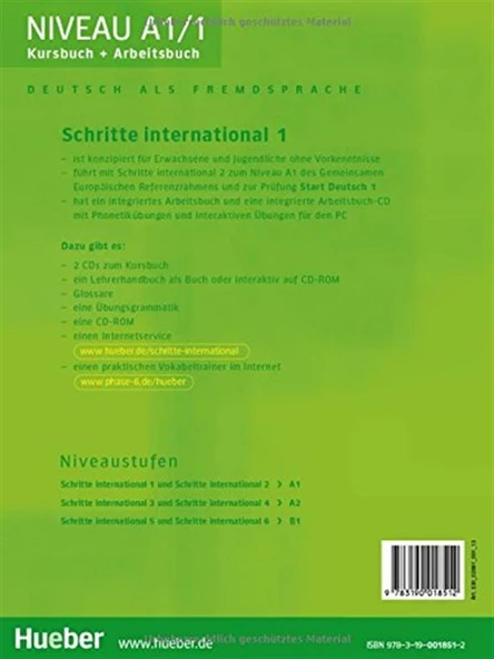 Schritte International 1 Niveau A1/1 - Resim 2