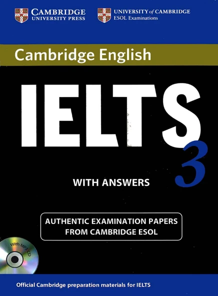 Cambridge English IELTS 3 Students Book with Answers and Audio CD ürün görseli 1