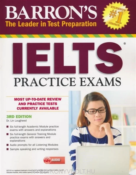 barron's IELTS practice exams 3rd + CD ürün görseli 1