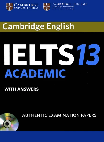 Cambridge English IELTS 13 ACADEMIC with Answers with Audio CD ürün görseli 1