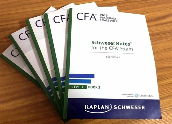 CFA 2019 schweser notes LEVEL 1 (kaplan, schweser) volume 1-5 ürün görseli 1