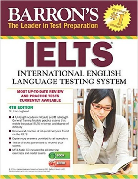 Barron's IELTS with MP3 CD, 4th Edition ürün görseli 1