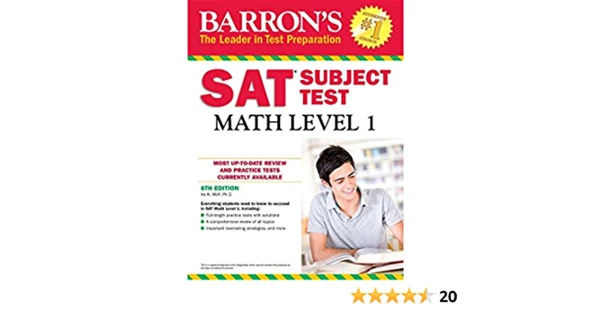 Barron's SAT subject test 6th math level 1 (richard ku, dodge) ürün görseli 1