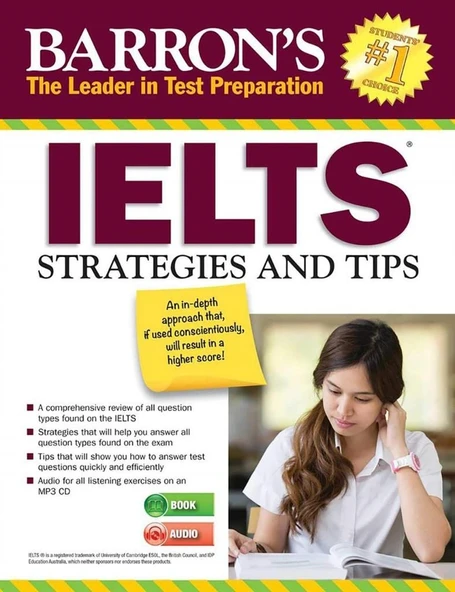 Barron's IELTS Strategies and Tips with MP3 CD  -  2nd Edition ürün görseli 1