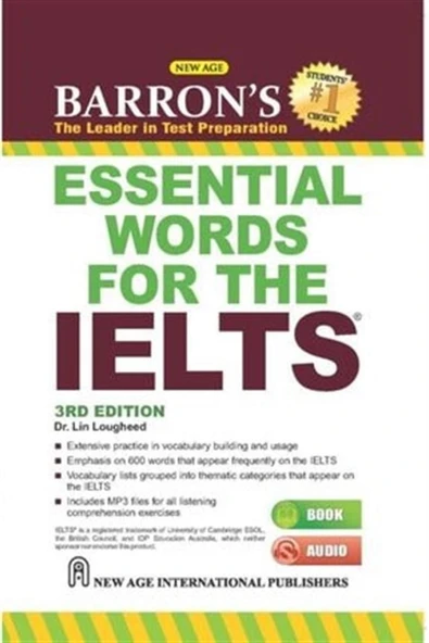 Barron's Essential Words for the IELTS with CD 3rd Edition ürün görseli 1