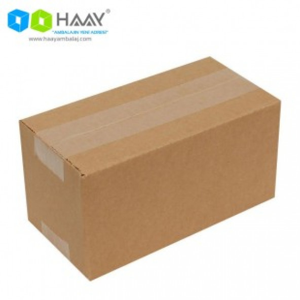 HAAY AMBALAJ 20x10x10cm Tek Oluklu Koli - Kraft ( 50 ADET) ürün görseli 1