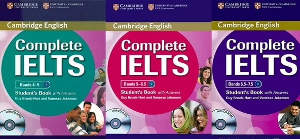 Complete IELTS Bands 4-5,5-6.5,6.5-7.5 Student's Book+Workbook+CD ürün görseli 1