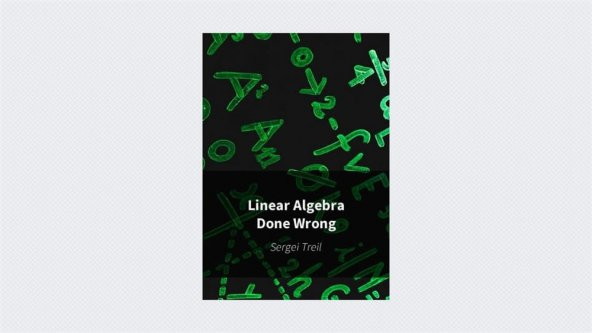 linear algebra done wrong (treil) ürün görseli 1