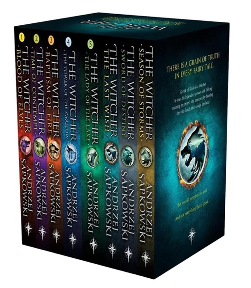 The Witcher Series By Andrzej Sapkowski 8 Books witcherset ürün görseli 1
