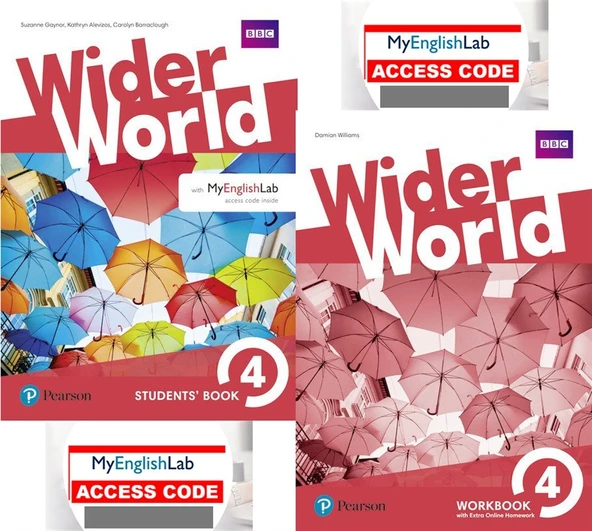 Wider World 4 Students' Book + Workbook with Myenglishlab  (Online Access Code lu) ürün görseli 1